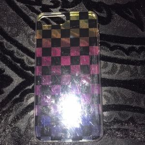 rainbow checkered case .